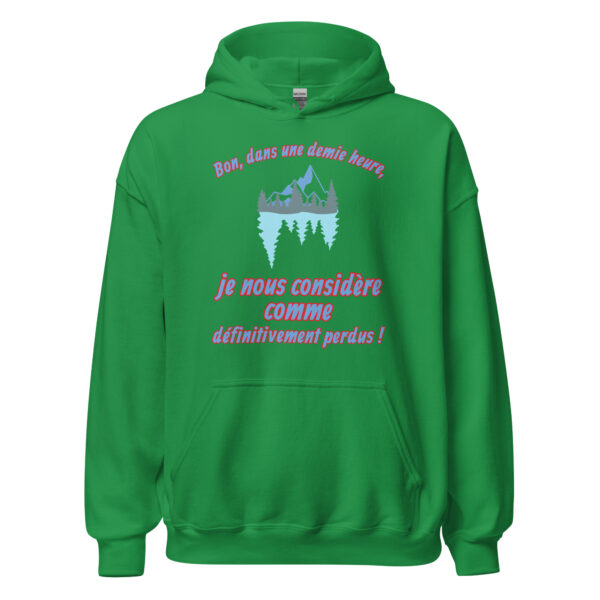 Sweat à capuche "Bon, dans une demie heure, je nous considère comme définitivement perdus !" – Image 19