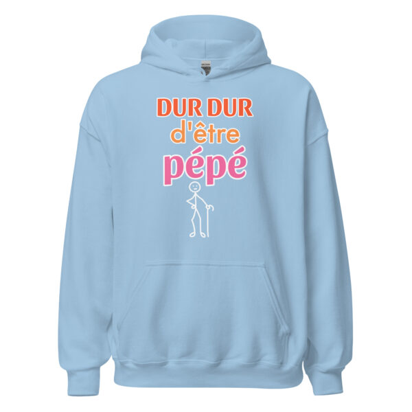 Sweat à capuche "Dur dur d'être pépé" – Image 25