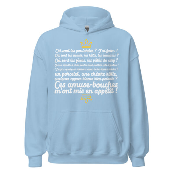 Sweat à capuche les visiteurs "Ces amuse-bouches m'ont mis en appétit !" – Image 25
