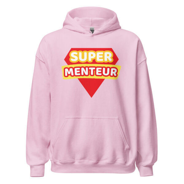 Sweat à capuche humoristique "super menteur" – Image 29