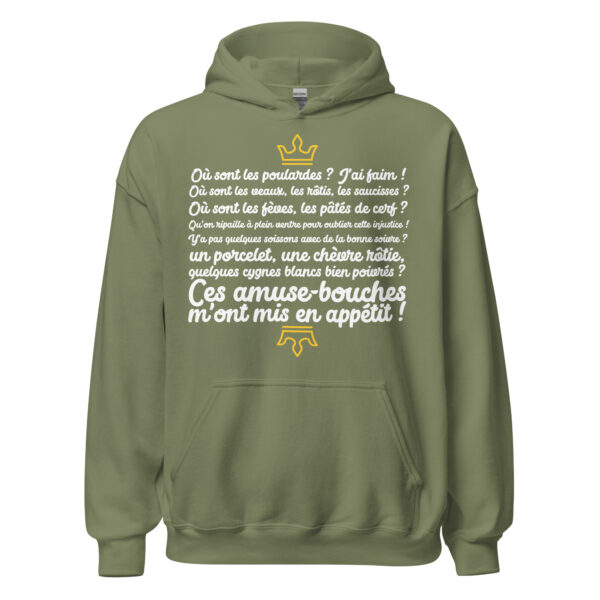 Sweat à capuche les visiteurs "Ces amuse-bouches m'ont mis en appétit !" – Image 21