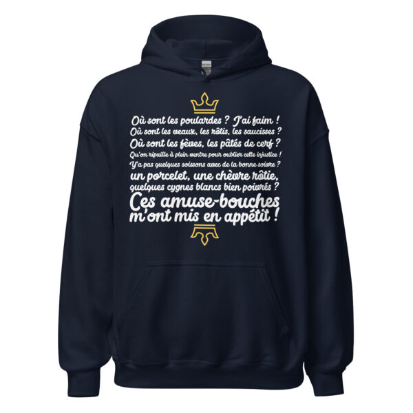 Sweat à capuche les visiteurs "Ces amuse-bouches m'ont mis en appétit !" – Image 3