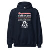 Sweat à capuche "La grossesse, c'est comme une gueule de bois qui dure 9 mois !" – Image 4