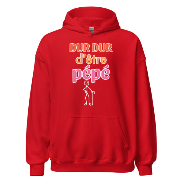 Sweat à capuche "Dur dur d'être pépé" – Image 10