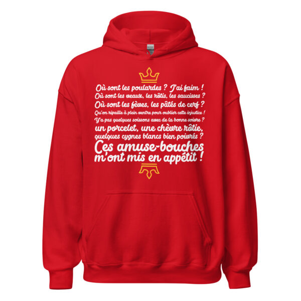 Sweat à capuche les visiteurs "Ces amuse-bouches m'ont mis en appétit !" – Image 9