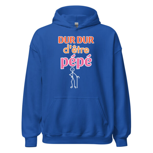 Sweat à capuche "Dur dur d'être pépé" – Image 14