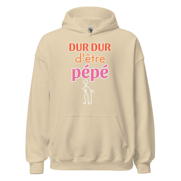 Sweat à capuche "Dur dur d'être pépé" – Image 27