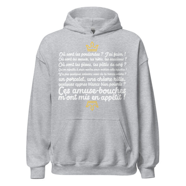 Sweat à capuche les visiteurs "Ces amuse-bouches m'ont mis en appétit !" – Image 23