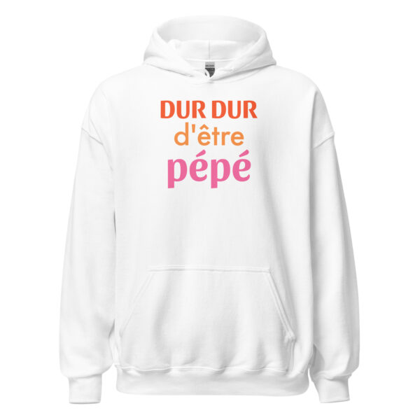 Sweat à capuche "Dur dur d'être pépé" – Image 31