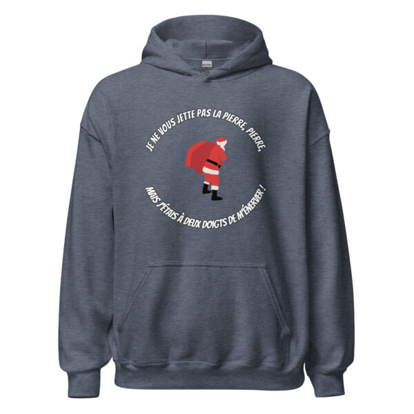 Sweat à capuche Le Père Noël est une ordure – Image 17
