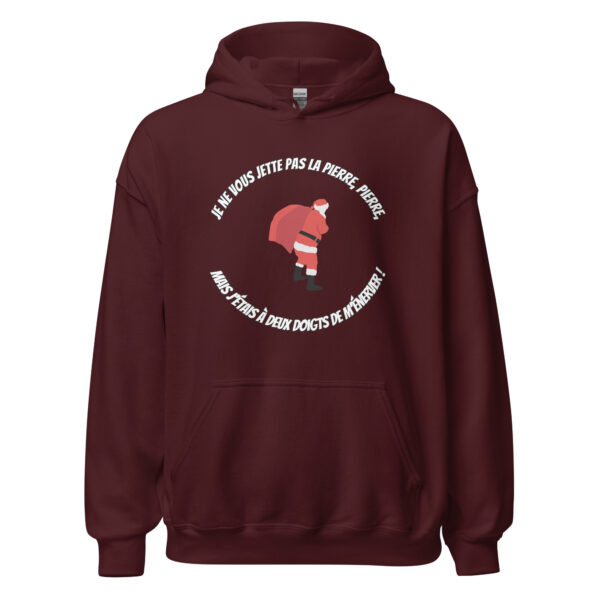 Sweat à capuche Le Père Noël est une ordure – Image 5
