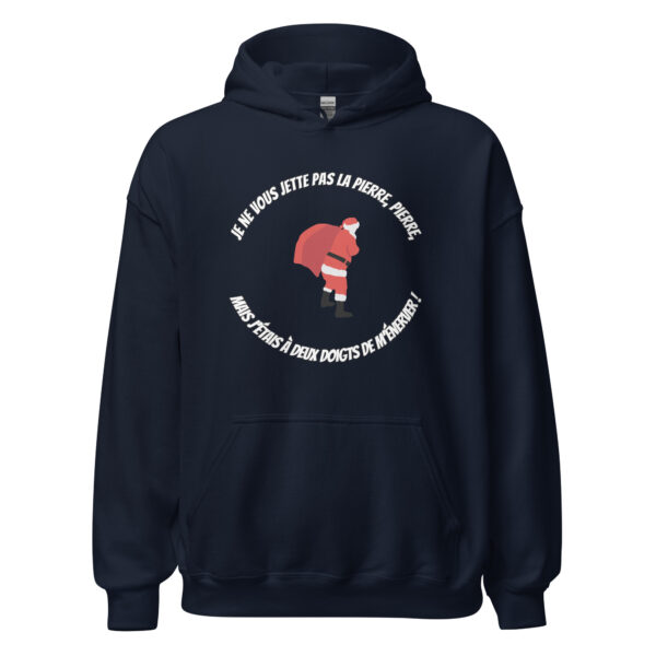 Sweat à capuche Le Père Noël est une ordure – Image 3