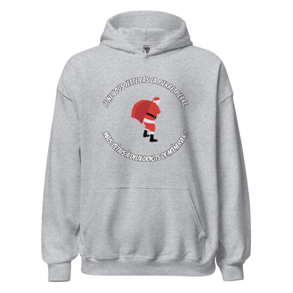 Sweat à capuche Le Père Noël est une ordure – Image 23