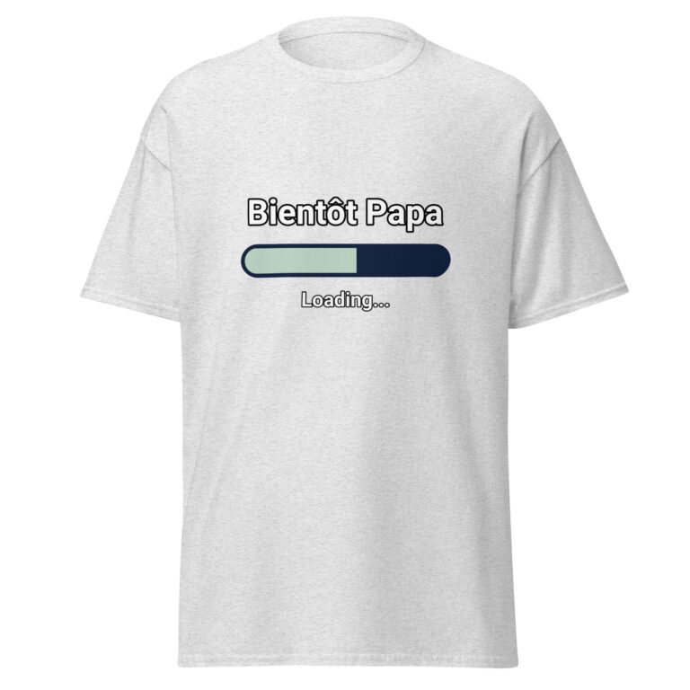 T-shirt Bientôt Papa — t-shirt unisexe imprimé