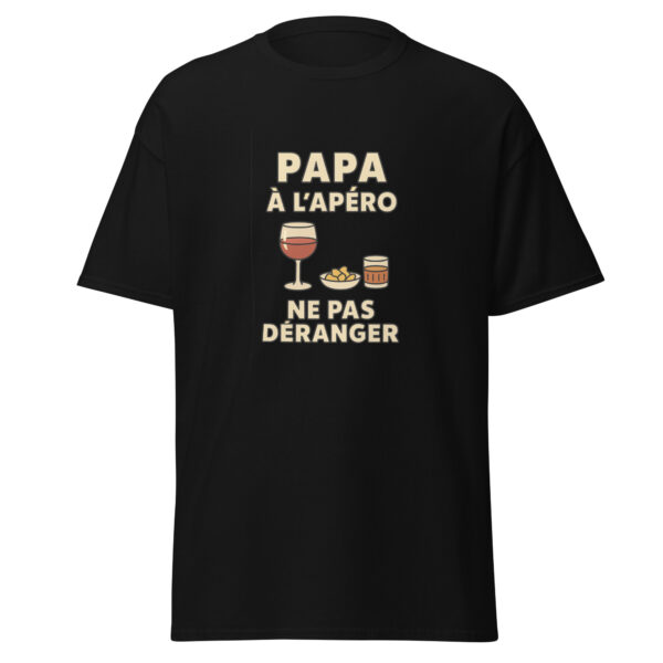 T-shirt Papa à l'apéro. Ne pas déranger – Image 3