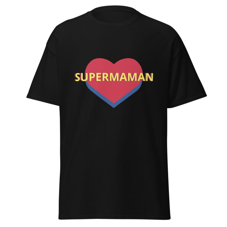 T-shirt SUPERMAMAN — t-shirt unisexe imprimé