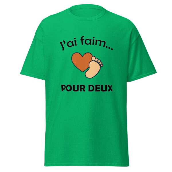 T-shirt naissance j'ai faim pour deux – Image 16