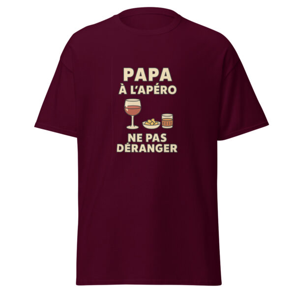 T-shirt Papa à l'apéro. Ne pas déranger