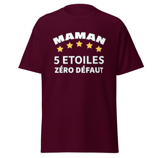 T-shirt maman 5 étoiles zéro défaut – Image 2