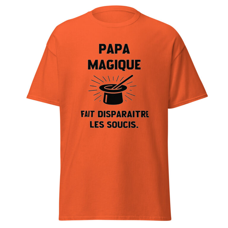 T-shirt papa magique — t-shirt unisexe imprimé