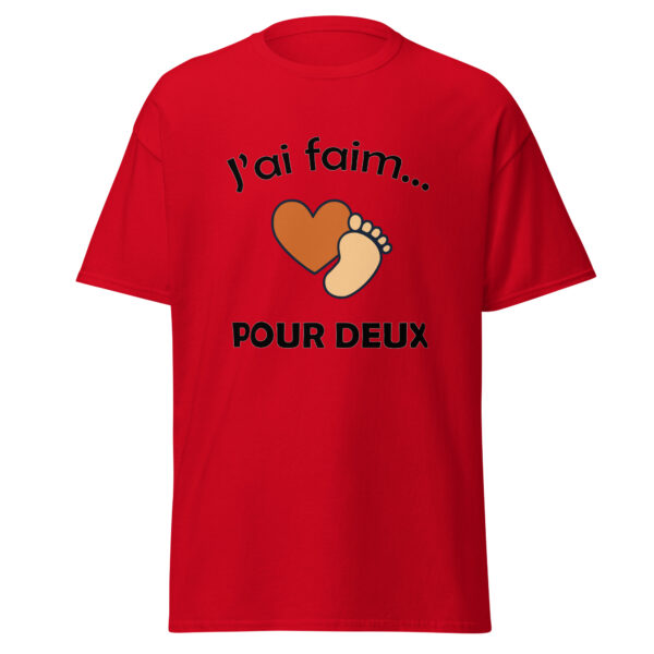 T-shirt naissance j'ai faim pour deux – Image 8