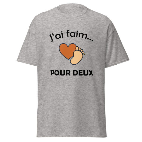 T-shirt naissance j'ai faim pour deux – Image 24