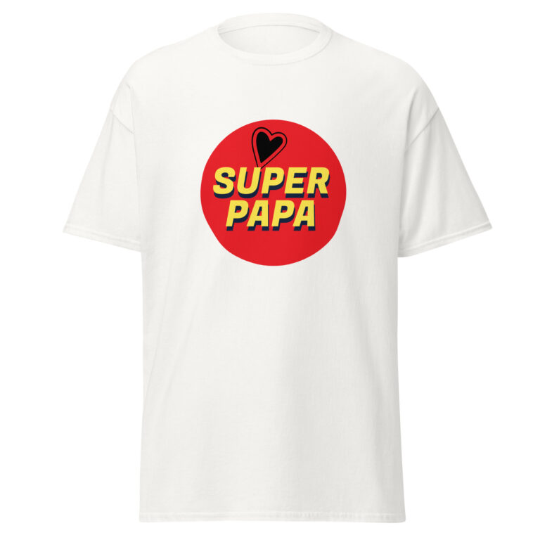T-shirt super papa — t-shirt unisexe imprimé