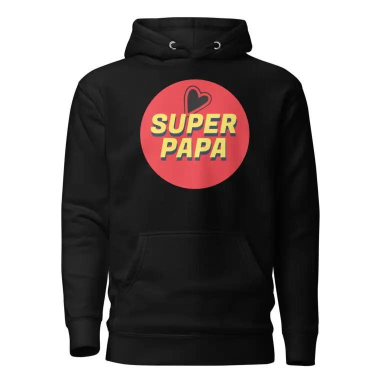 Sweat à Capuche super papa — sweat à capuche premium imprimé