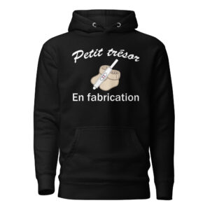 Sweat à Capuche Petit trésor en fabrication