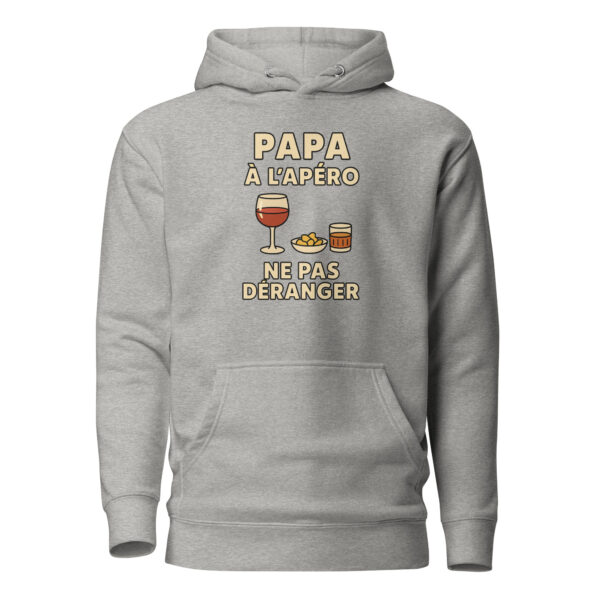Sweat à Capuche Papa à l'apéro. Ne pas déranger – Image 23