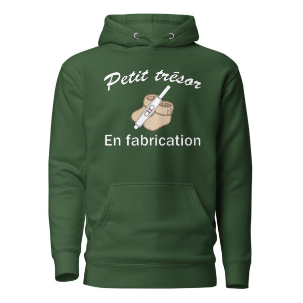 Sweat à Capuche Petit trésor en fabrication – Image 15
