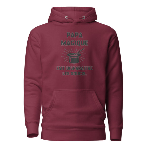 Sweat à Capuche Papa magique – Image 6