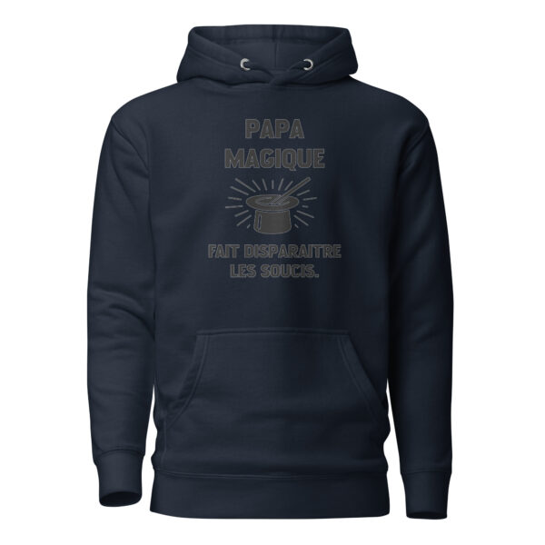Sweat à Capuche Papa magique – Image 4