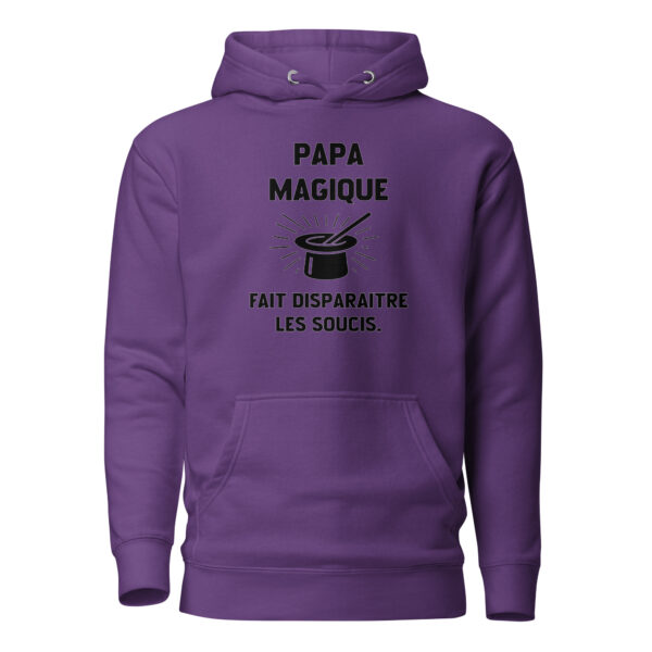 Sweat à Capuche Papa magique – Image 14