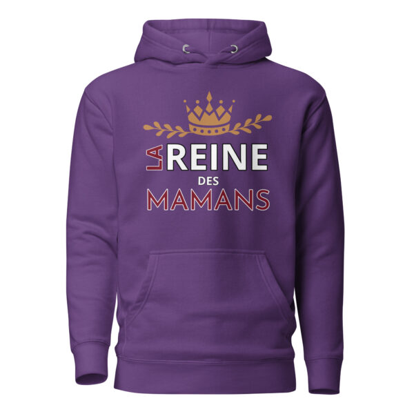 Sweat à Capuche la reine des mamans – Image 13
