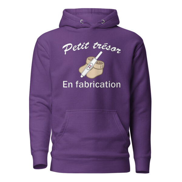 Sweat à Capuche Petit trésor en fabrication – Image 13