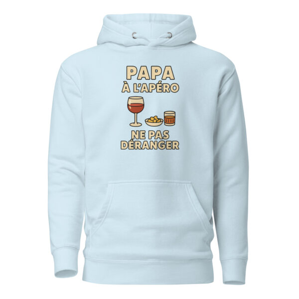 Sweat à Capuche Papa à l'apéro. Ne pas déranger – Image 25