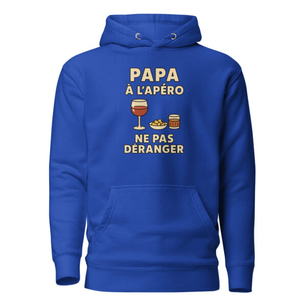 Sweat à Capuche Papa à l'apéro. Ne pas déranger – Image 12