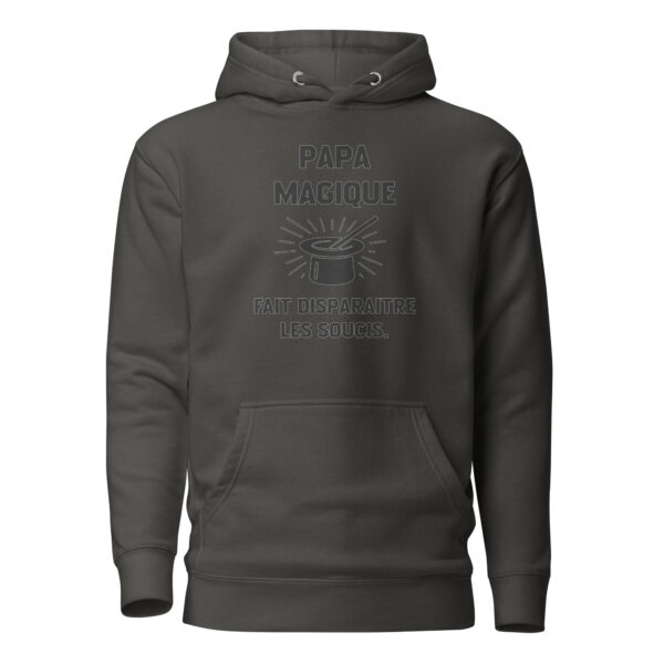 Sweat à Capuche Papa magique – Image 10