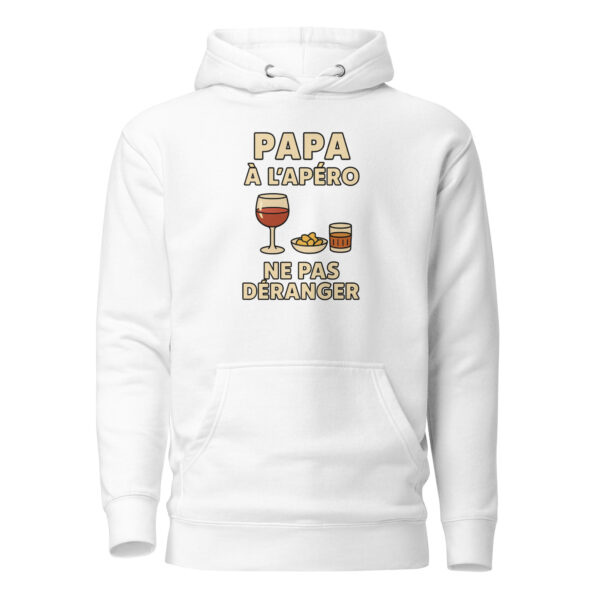 Sweat à Capuche Papa à l'apéro. Ne pas déranger – Image 29