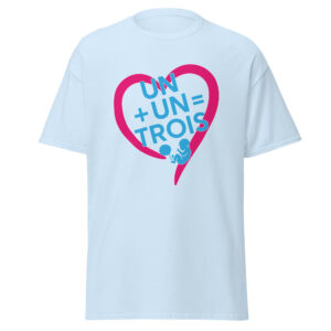T-shirt UN+UN=TROIS