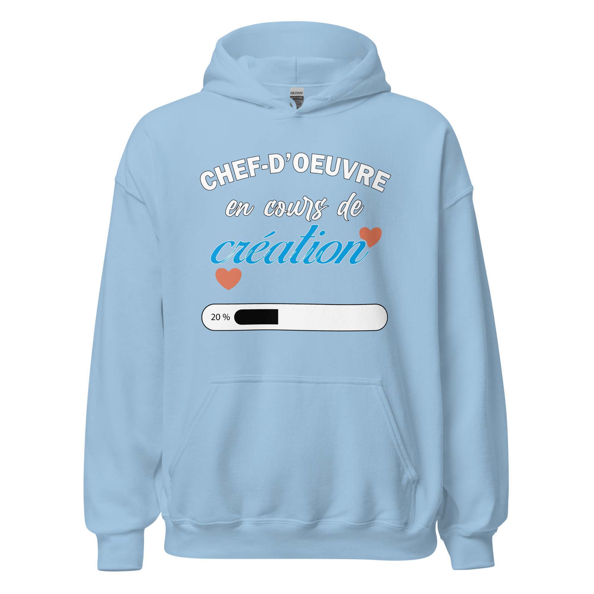 message personnalisé annonce grossesse sur monexpression.com "chef d'oeuvre en cours de création"