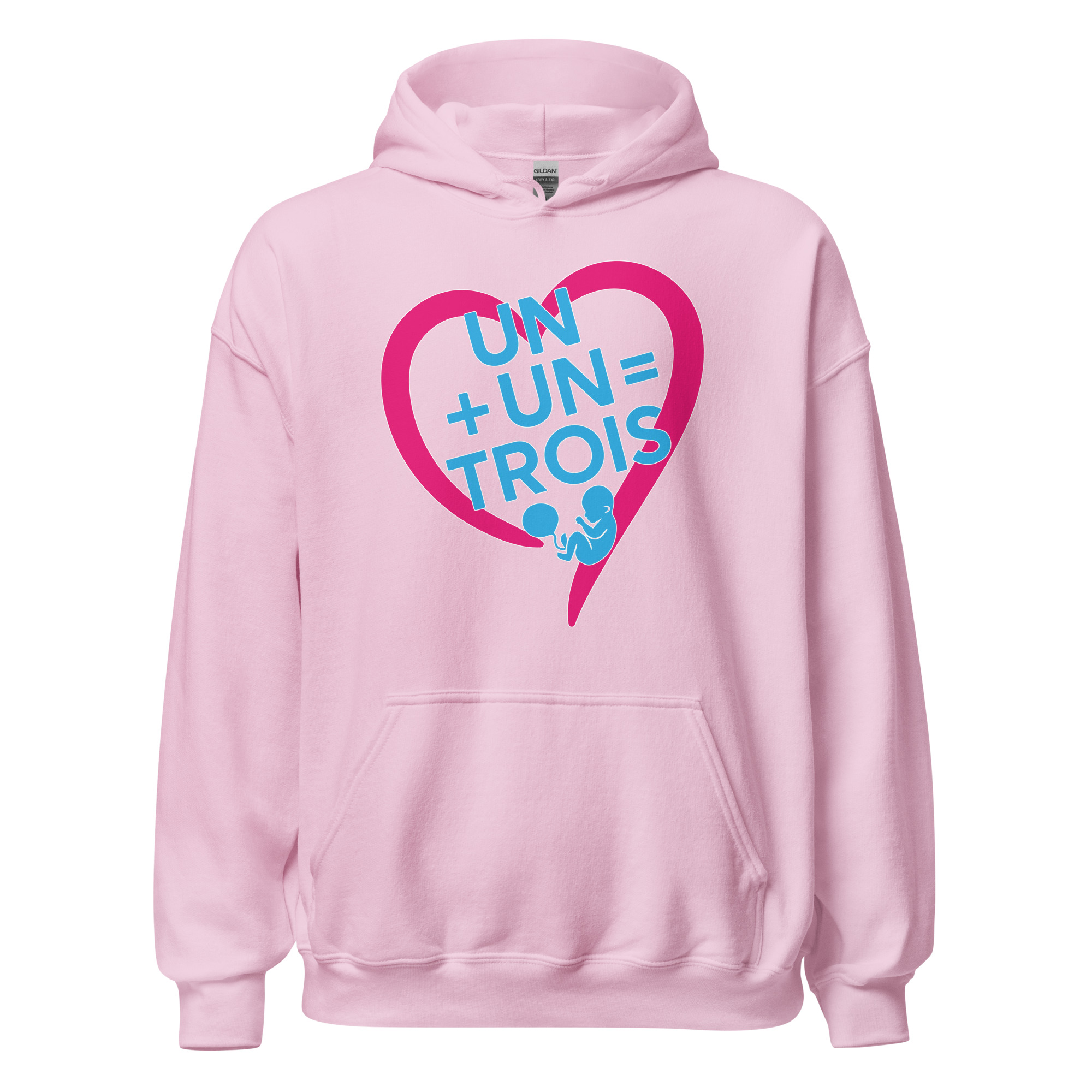 SWEAT ANNONCE GROSSESSE 1+1=3