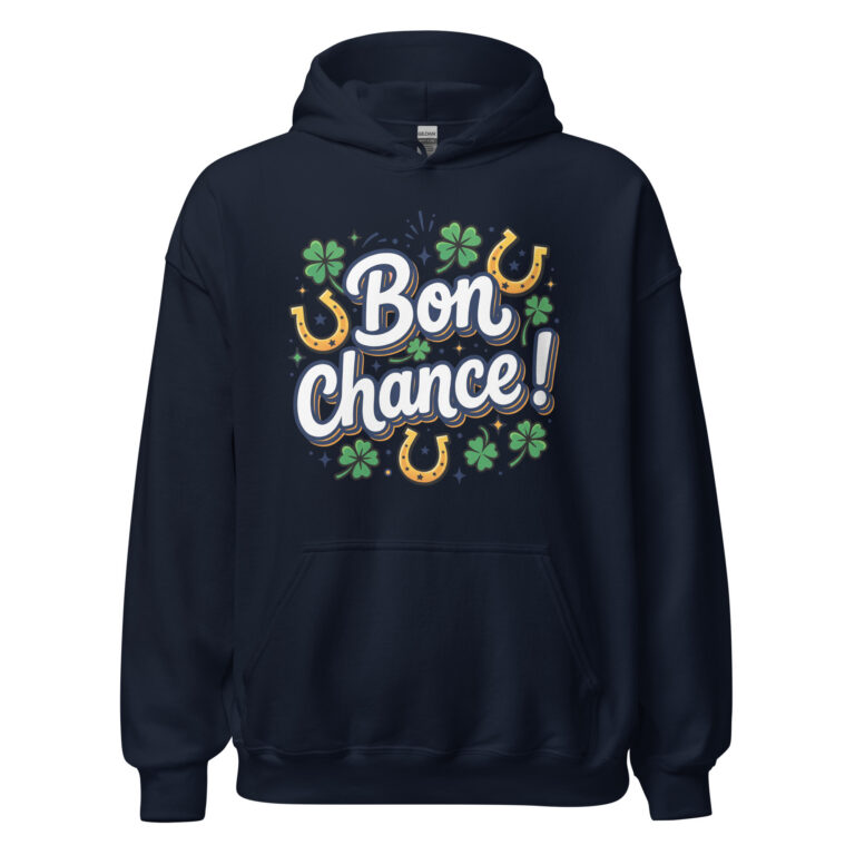Sweat à capuche Bon chance ! — sweat à capuche unisexe imprimé
