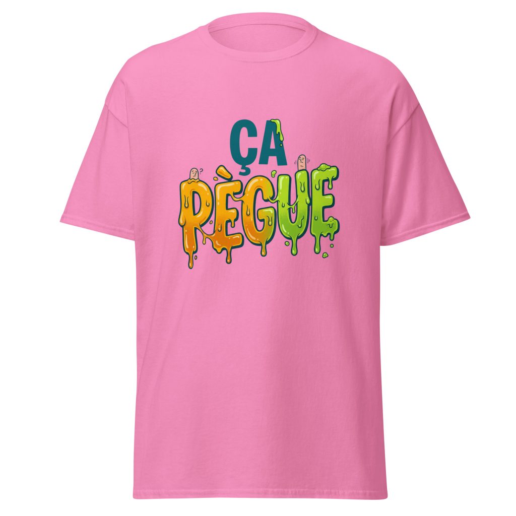 T-shirt ça pègue ! — Rose, face