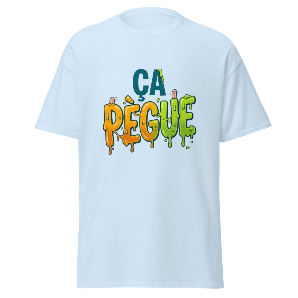 T-shirt ça pègue ! — Bleu Clair, face