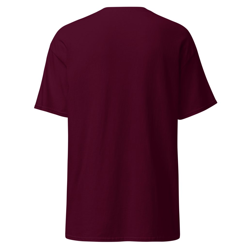 T-shirt humoristique Mange tes mors ! — Bordeaux, dos