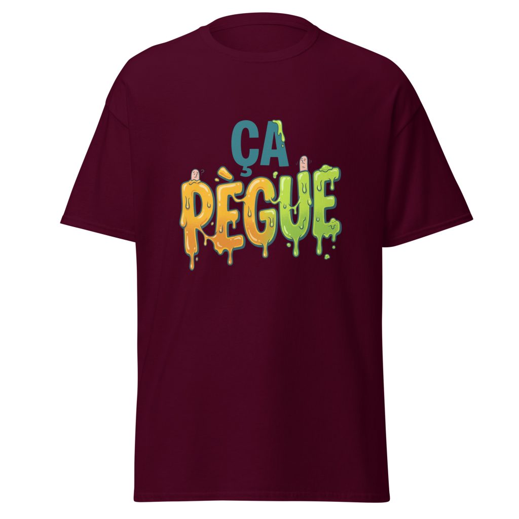 T-shirt ça pègue ! — Bordeaux, face