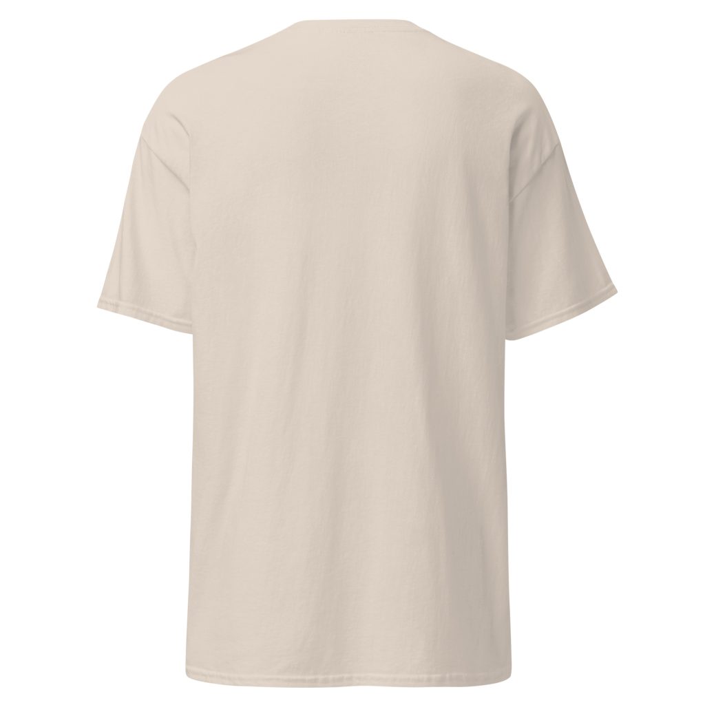 T-shirt humoristique Mange tes mors ! — Beige clair, dos