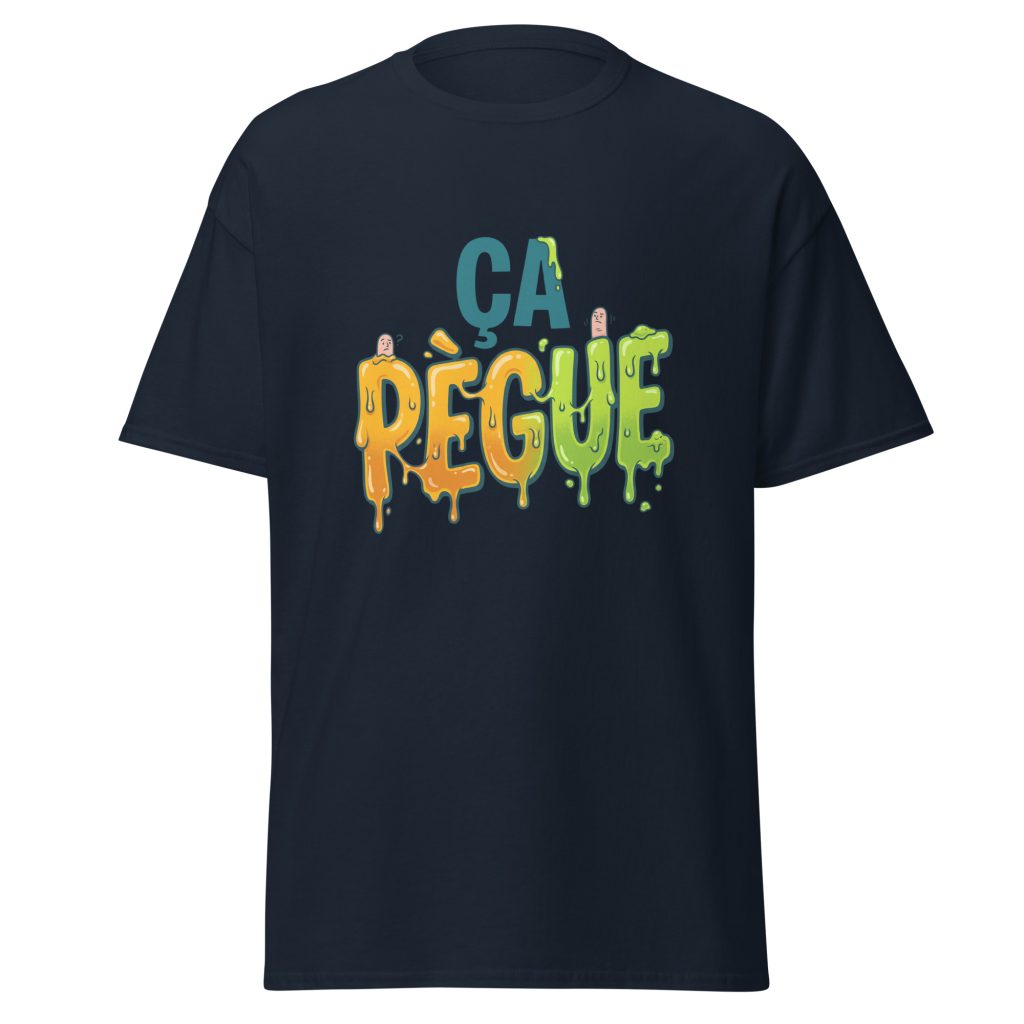 T-shirt ça pègue ! — Bleu Marine, face